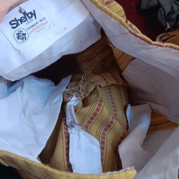 34x30 Vintage 1960's Men's Bootcut Pinstripe Shelby Garage Band jeans/Pants - Picture 10 of 11